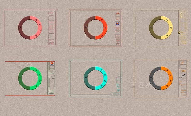 图片[9]-创意CAD图框模板国外国内常用施工图素材室内家装工装设计A012A34-大怪兽分享