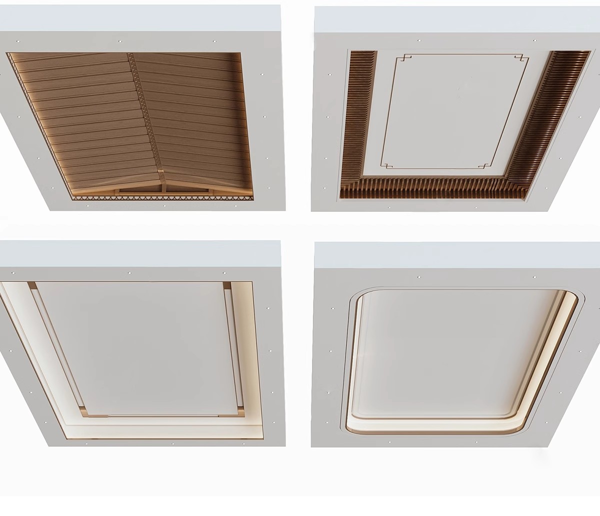 图片[9]-吊顶3D模型 天花顶棚装饰铝扣板风格集成石膏浴霸排气扇3DMAX素材-大怪兽分享