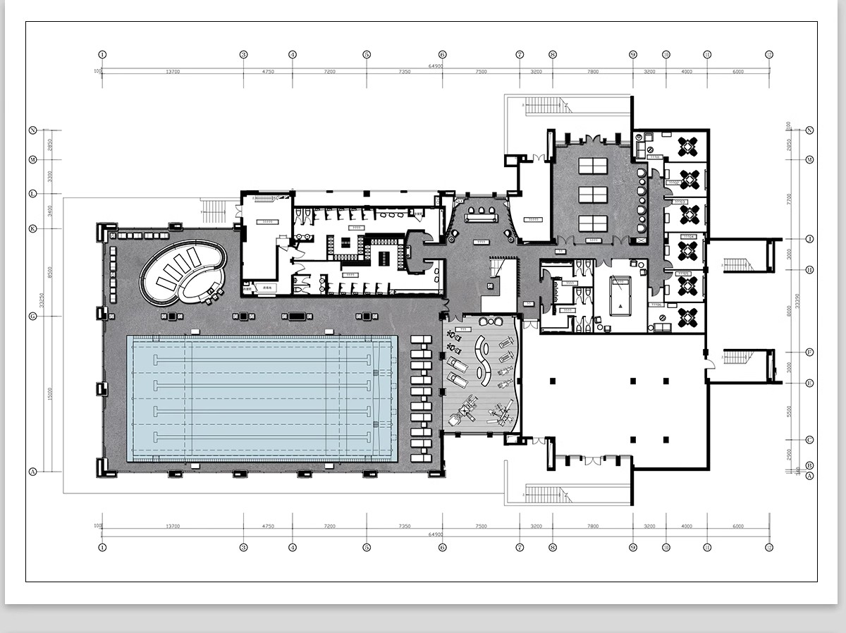 图片[9]-会所CAD施工图 装修设计禅意茶楼餐饮餐厅私人包厢工装素材效果图-大怪兽分享