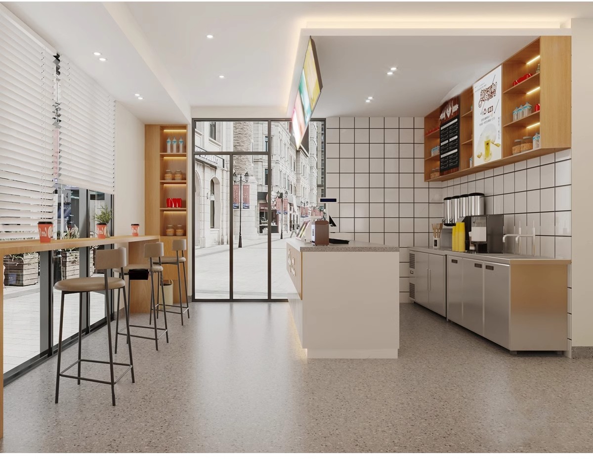 图片[9]-INS网红风LOFT工业风格咖啡厅奶茶店水吧草图大师SU模型CAD施工图-大怪兽分享