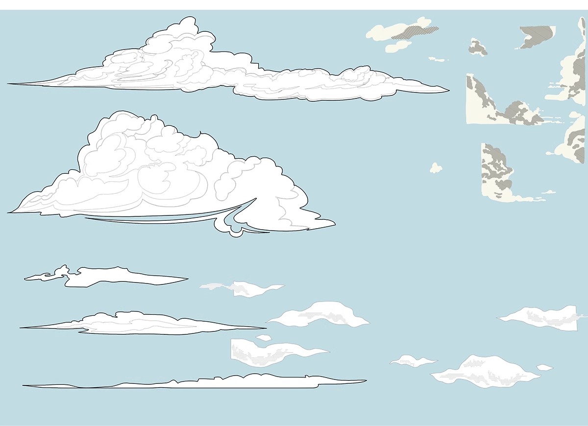 图片[9]-插画风拼贴矢量线稿风手绘白云朵天空背景云彩PSD分层素材PNG免扣-大怪兽分享