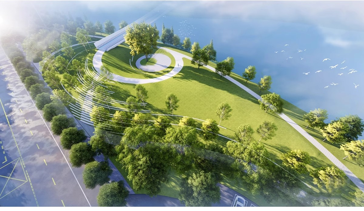 图片[9]-现代滨水滨河湿地河道公园规划广场园林景观SU模型素材CAD施工图-大怪兽分享