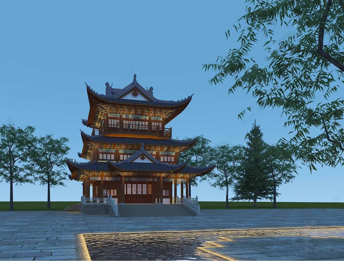 图片[9]-草图大师古建su模型 中式古建筑sketchup亭子城墙牌楼设计素材库-大怪兽分享