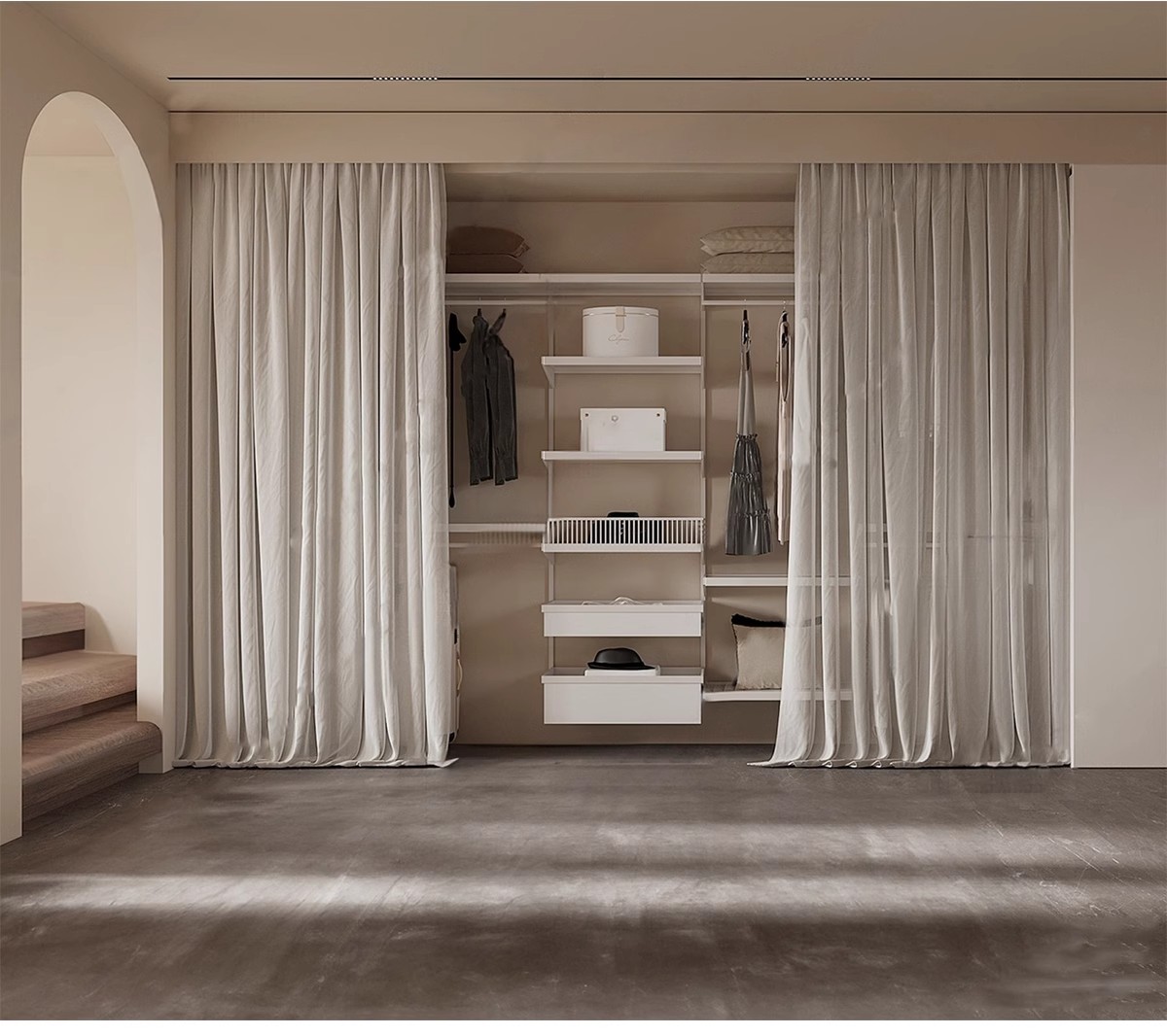 图片[9]-衣帽间草图大师SU模型sketchup室内设计卧室衣柜素材更衣室服装间-大怪兽分享