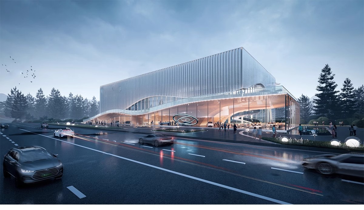 图片[10]-现代异形曲面格栅建筑外立面SU模型商业街镂空装饰墙表皮sketchup-大怪兽分享