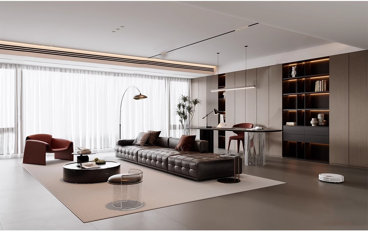 图片[10]-意式风格3d模型家装室内客厅现代轻奢意大利沙发家具双人床3dmax-大怪兽分享