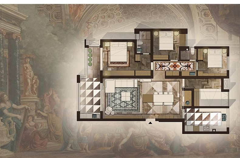 图片[10]-彩色立面平面ps彩平图PSD源文件 住宅家居布局网红风简约现代素材-大怪兽分享