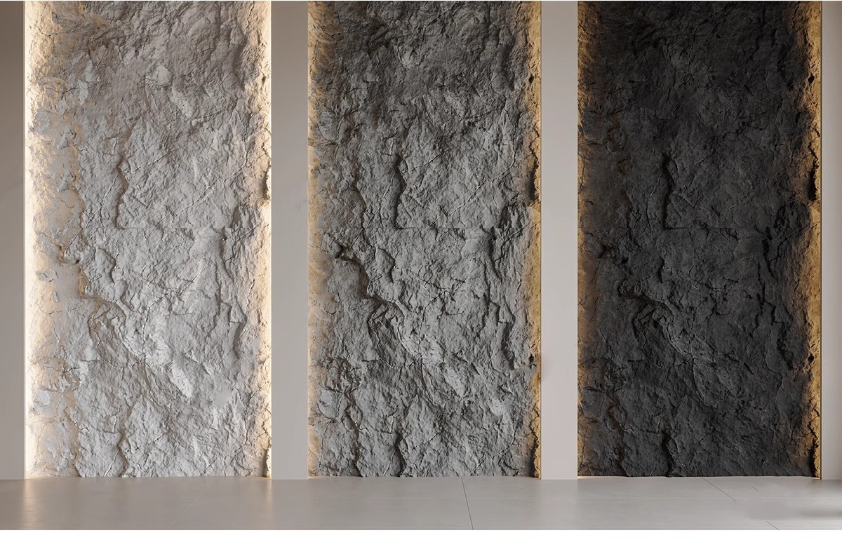 图片[10]-毛石墙面文化石熔积岩水泥石墙岩石浮雕背景墙草图大师单体SU模型-大怪兽分享