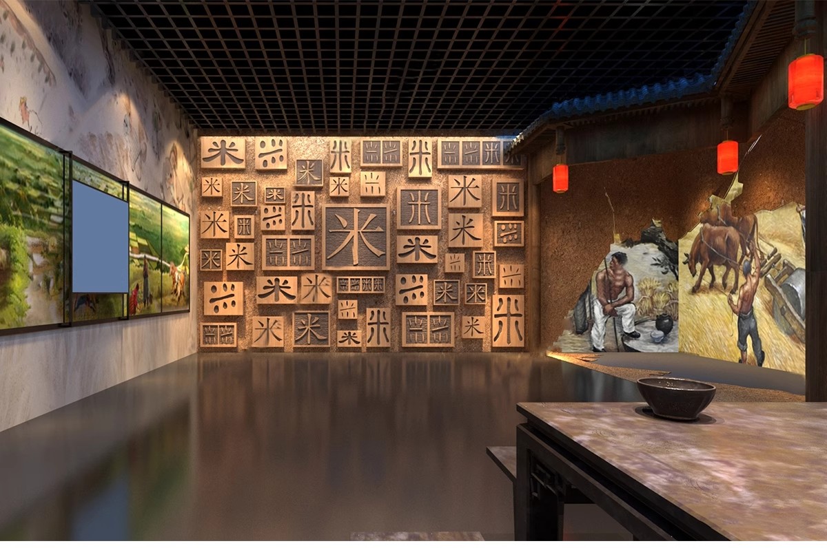 图片[10]-中式乡村民俗农业农耕文化农村特色展厅展馆博物馆SU模型草图大师-大怪兽分享