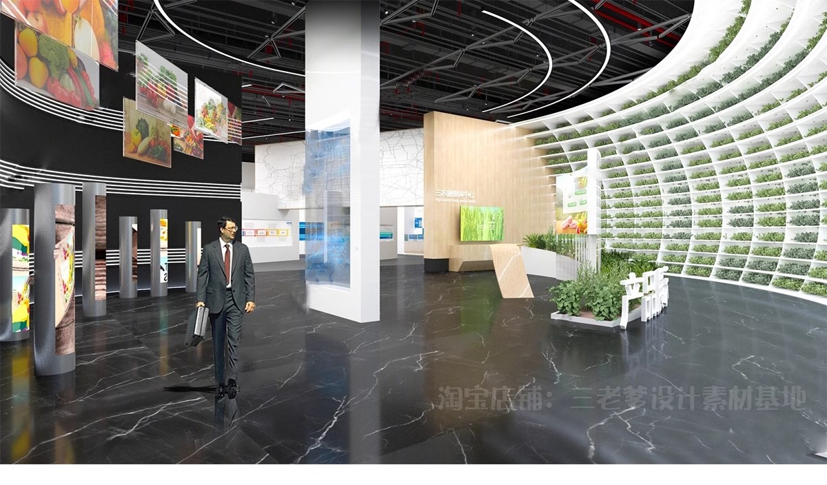 图片[10]-动物植物展厅展览馆草图大师科普标本花卉昆虫展示墙博物馆SU模型-大怪兽分享