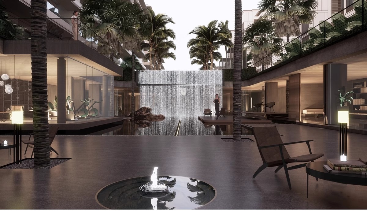 图片[10]-下沉式庭院私家花园别墅天井室内造景景观植物小品su模型草图大师-大怪兽分享