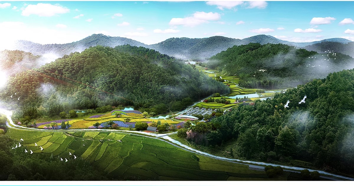 图片[9]-美丽乡村规划PS设计鸟瞰图PSD素材山地旅游度假村景观田园综合体-大怪兽分享