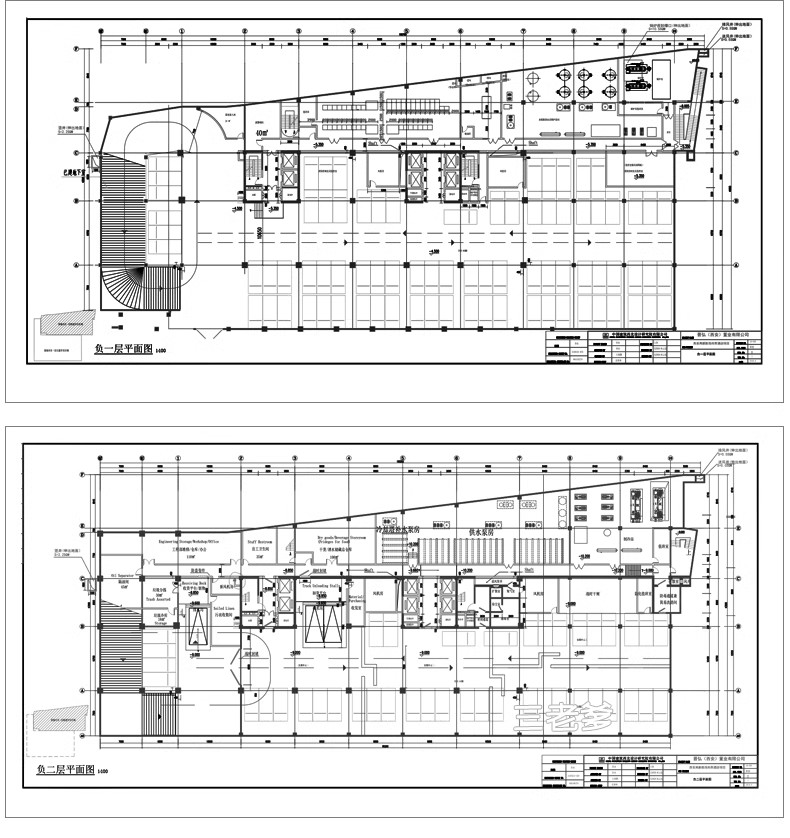 图片[10]-停车场规划设计建筑CAD平面图纸 地下车库SU模型车位施工图素材-大怪兽分享