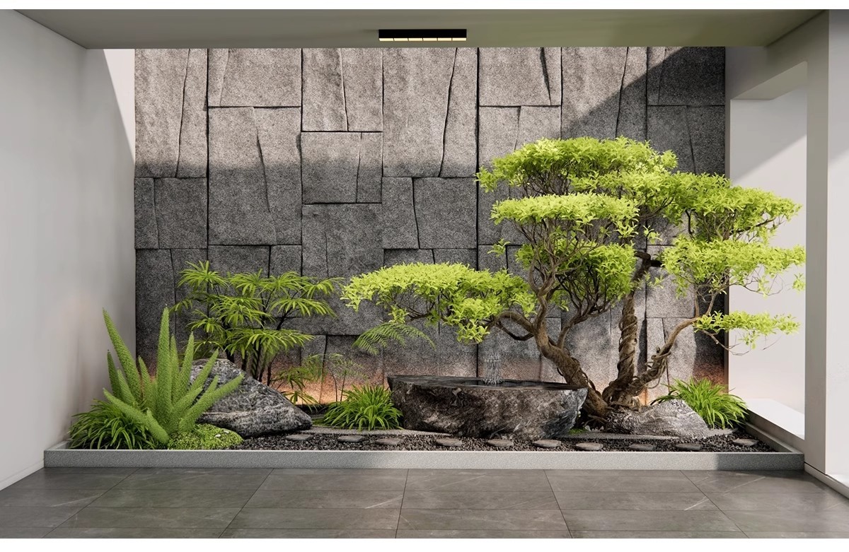 图片[10]-2025室内造景庭院景观小品3d模型中式植物绿植花园3dmax模型素材-大怪兽分享