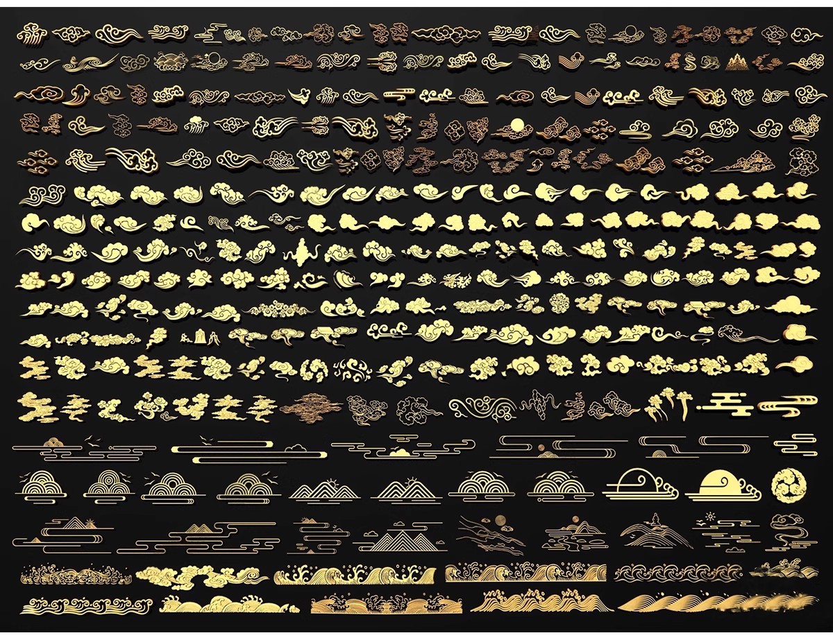 图片[10]-草图大师新中式角花角线花格窗花木雕金属镂空雕花窗镂花窗SU模型-大怪兽分享