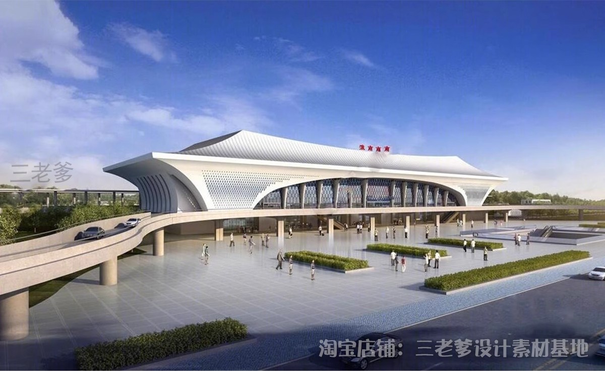 图片[10]-汽车客运站建筑设计流线组织场地文本SU模型CAD参考案例草图大师-大怪兽分享