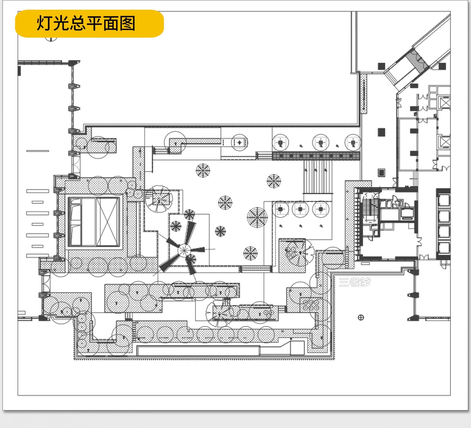 图片[10]-别墅庭院设计规划方案屋顶空中花园景观绿化cad施工图平面图素材-大怪兽分享