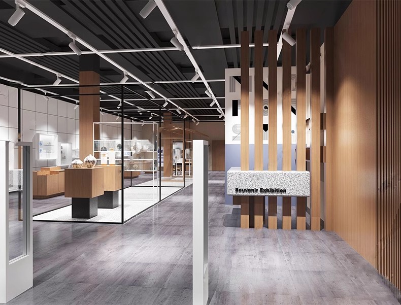 图片[41]-现代北欧文创产品商店咖啡店书店SU模型书画展厅用品室内草图大师-大怪兽分享