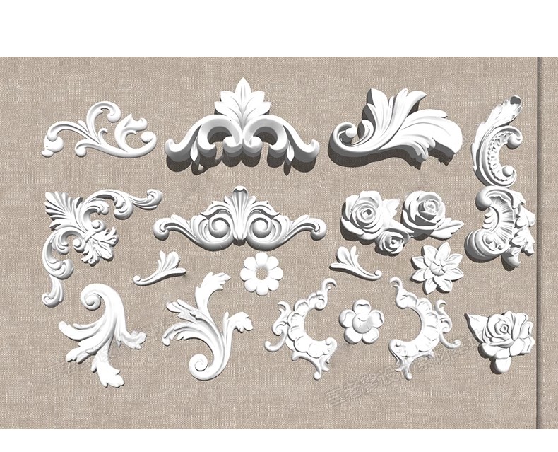 图片[31]-草图大师欧式法式雕花角花罗马柱石膏线条角线建筑构件SU模型库-大怪兽分享