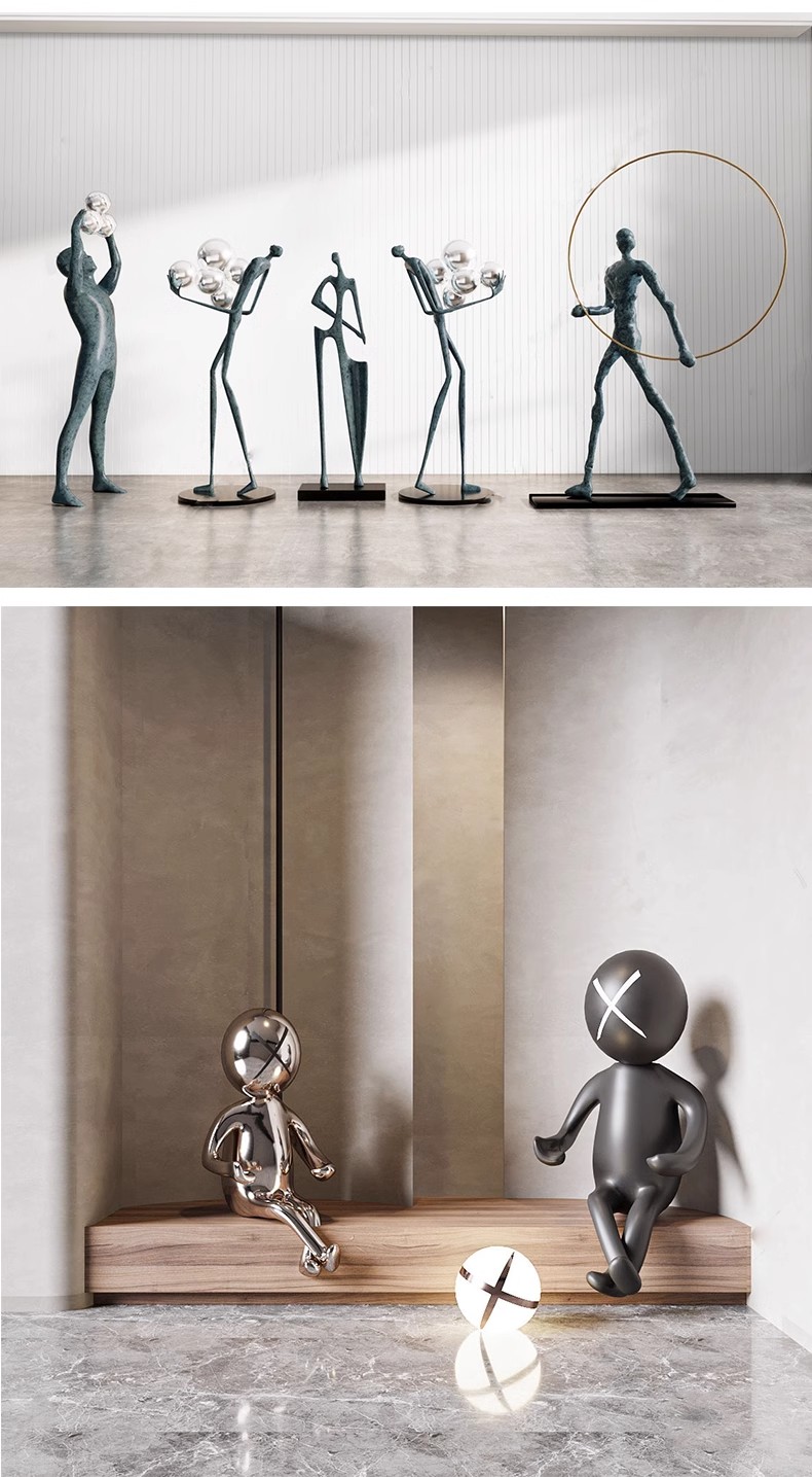 图片[7]-室内SU模型北欧创意雕塑摆件公仔现代装饰品组合挂画草图大师素材-大怪兽分享