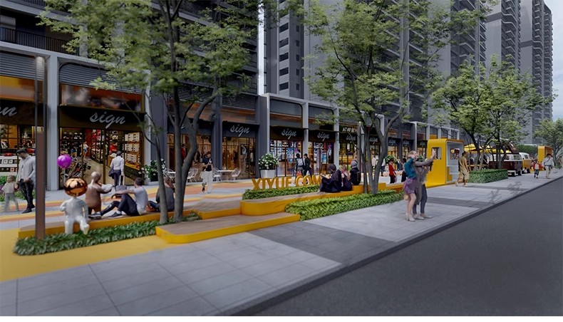 图片[43]-沿街商业街广场su模型现代景观休闲休息座椅街道公共活动设施小品-大怪兽分享