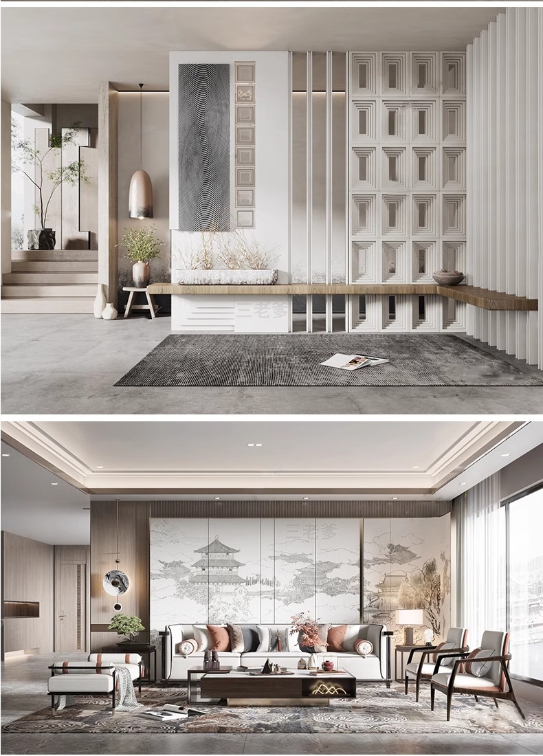 图片[44]-2025现代家装电视沙发背景墙客厅单体室内背景墙饰3D模型库3Dmax-大怪兽分享