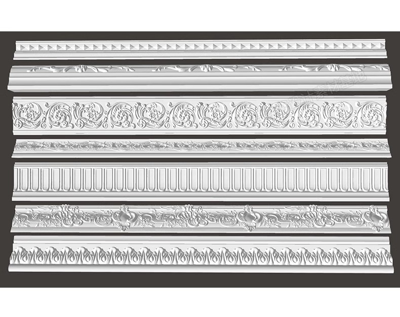 图片[36]-草图大师欧式法式雕花角花罗马柱石膏线条角线建筑构件SU模型库-大怪兽分享