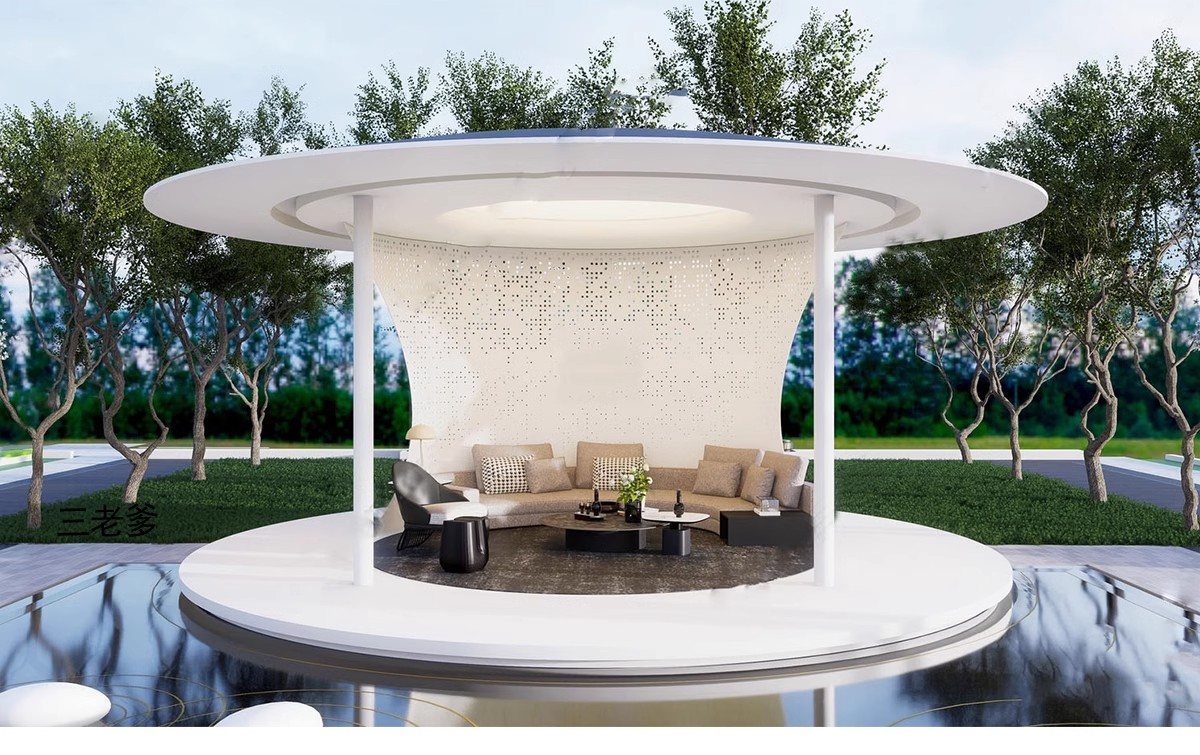 图片[35]-凉亭子廊架SU模型中式欧式古建园林sketchup建筑景观构件设计素材-大怪兽分享