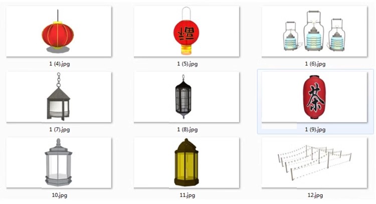 图片[24]-室外照明灯具园林景观灯路灯石灯Sketchup草图大师素材SU模型库-大怪兽分享