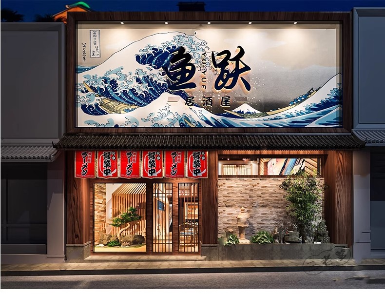 图片[36]-草图大师门头SU模型现代新中式餐厅甜品店面商业街餐饮店铺门面-大怪兽分享
