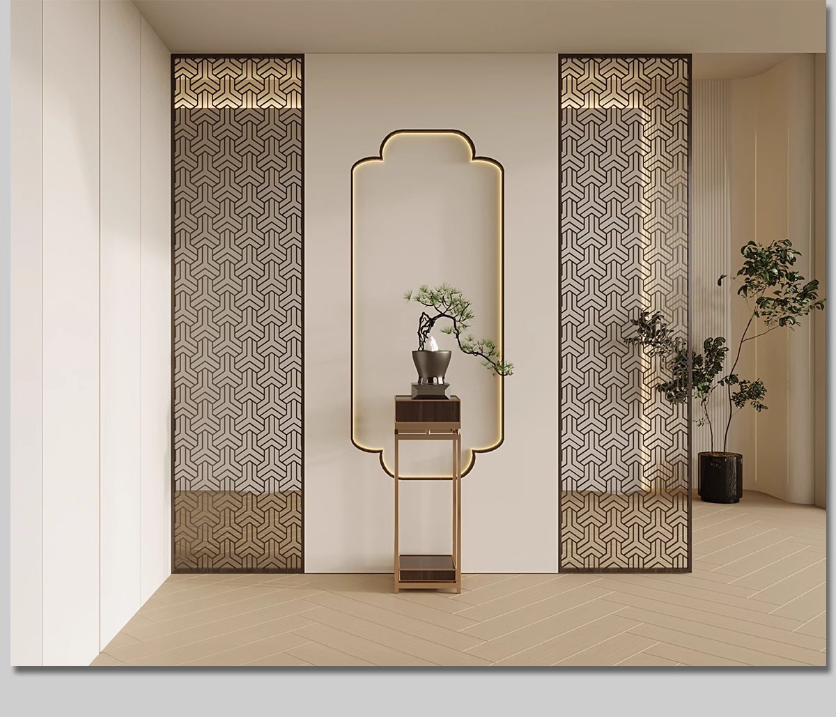 图片[26]-家装入户玄关屏风效果图玻璃隔断现代装饰装修设计家居室内参考图-大怪兽分享