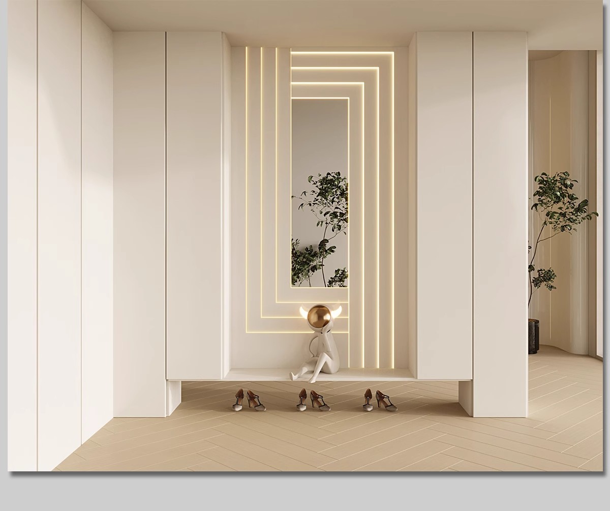 图片[27]-家装入户玄关屏风效果图玻璃隔断现代装饰装修设计家居室内参考图-大怪兽分享