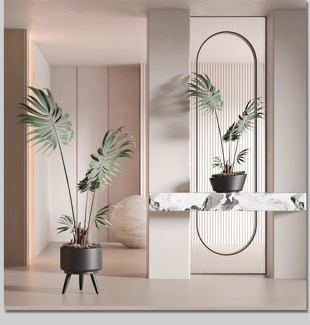 图片[28]-家装入户玄关屏风效果图玻璃隔断现代装饰装修设计家居室内参考图-大怪兽分享