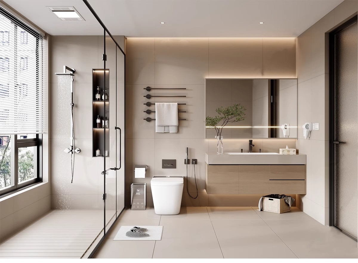 图片[10]-浴室卫生间卫浴SU模型库家装草图大师马桶洗手盆浴缸淋浴sketchup-大怪兽分享