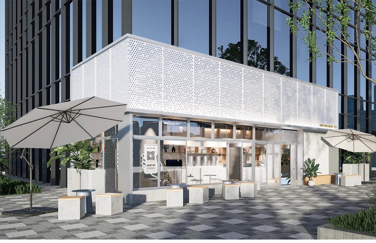图片[11]-草图大师门头SU模型现代新中式餐厅甜品店面商业街餐饮店铺门面-大怪兽分享