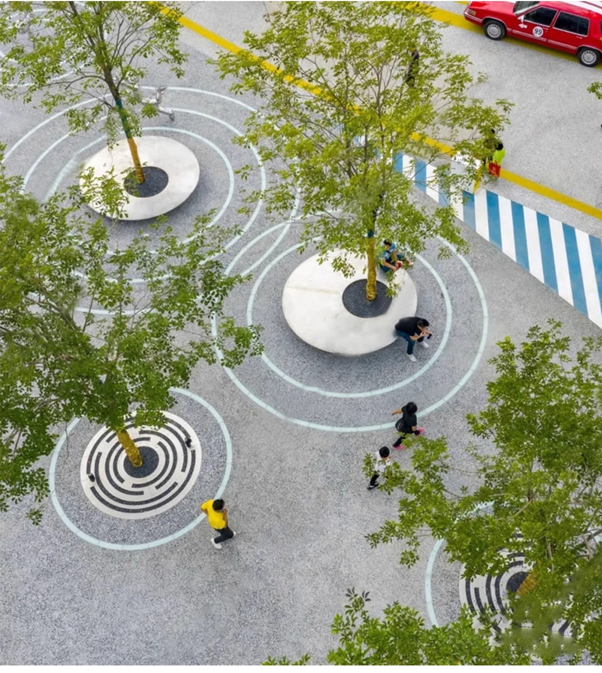 图片[11]-园林异形树桌户外吧台现代公园景观树池创意休闲座椅卡座SU模型-大怪兽分享