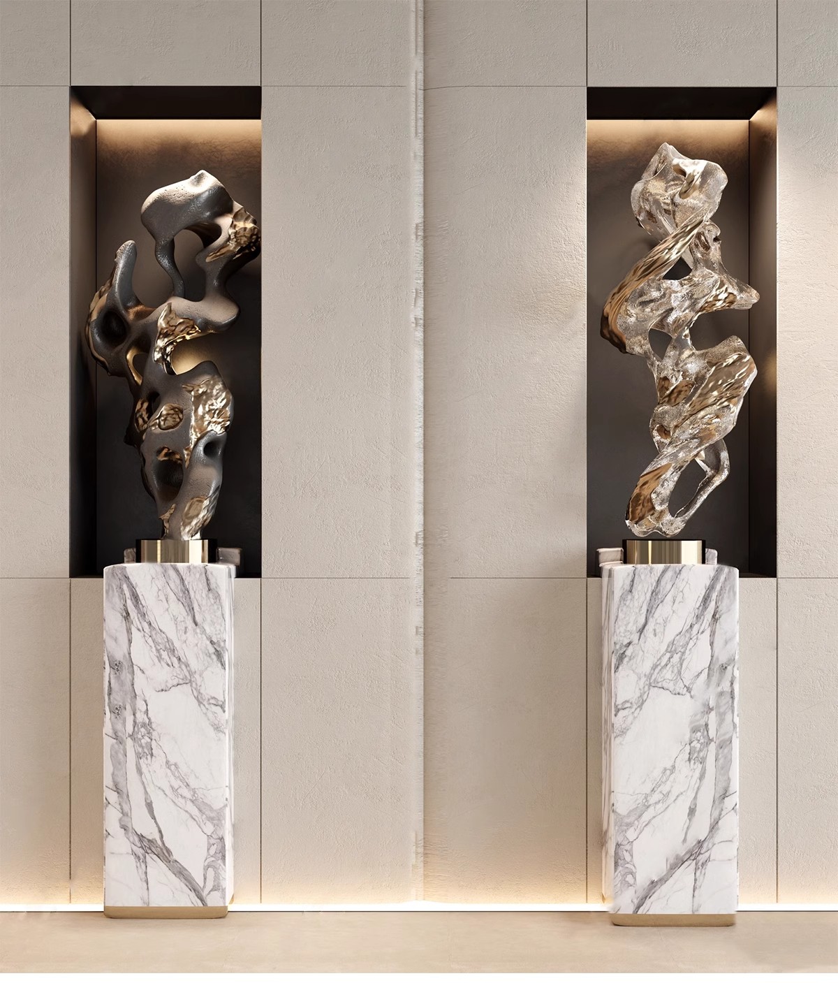 图片[22]-室内SU模型北欧创意雕塑摆件公仔现代装饰品组合挂画草图大师素材-大怪兽分享