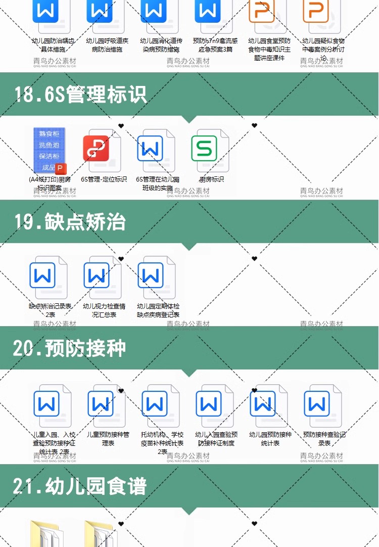 图片[10]-幼儿园卫生保健管理制度健康档案十项制度计划总结晨检午检资料-大怪兽分享