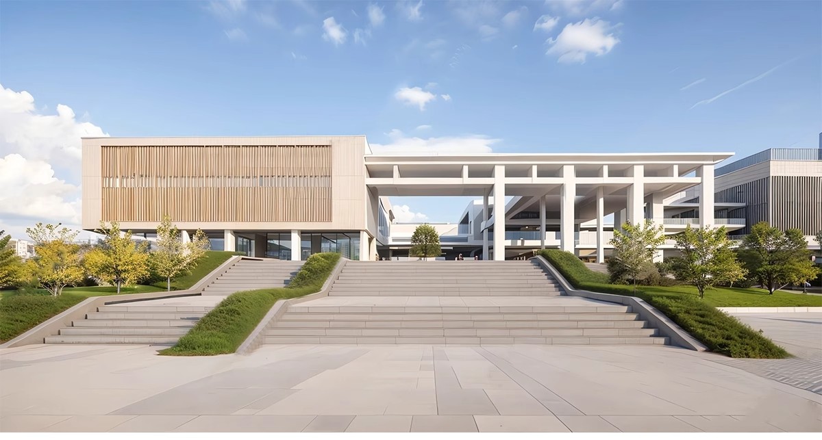 图片[11]-学校建筑大学实验中学小学SU模型校园景观室外教学楼草图大师素材-大怪兽分享