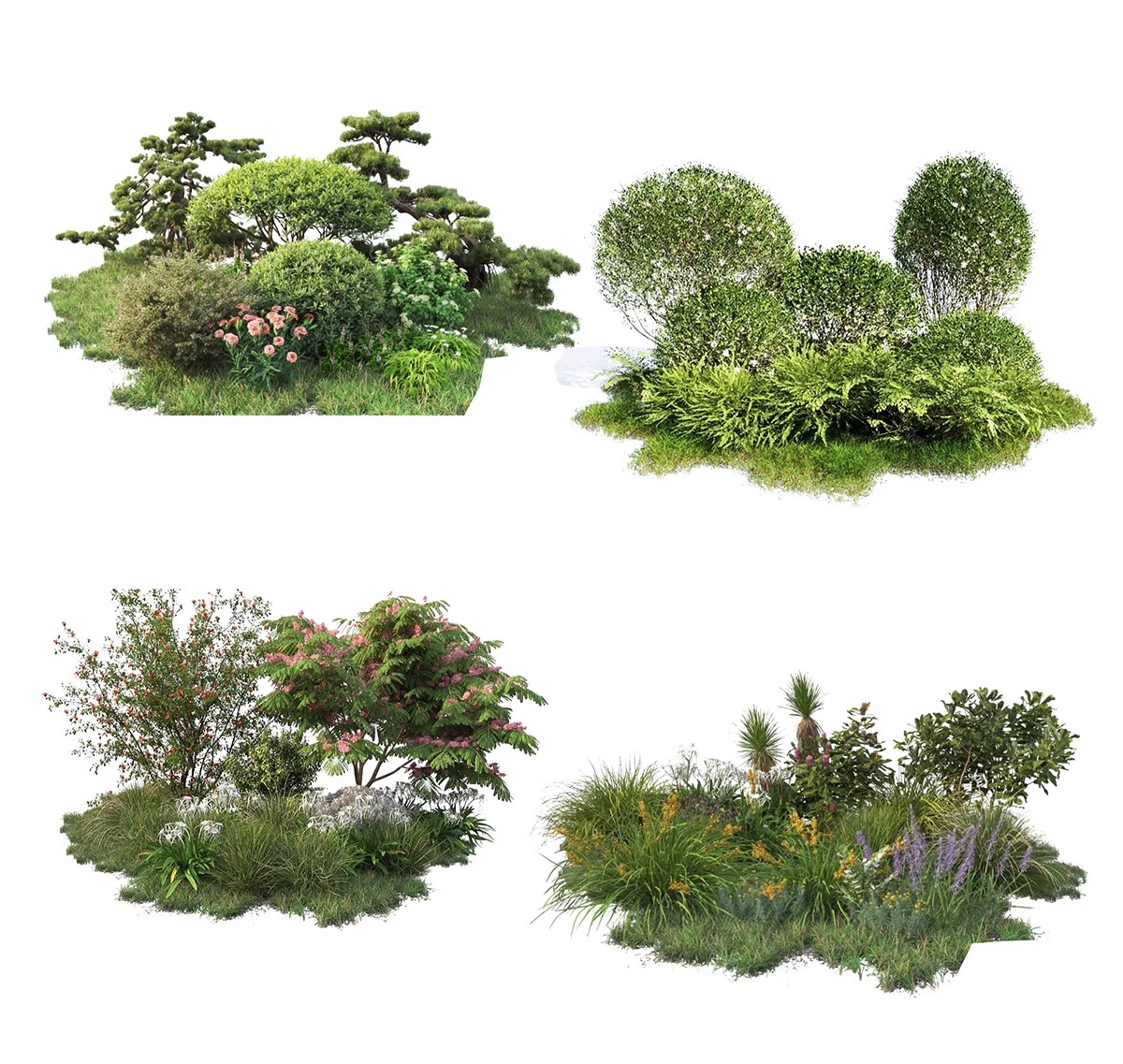 图片[11]-PS花镜花境灌木花丛组团设计组合花卉植物配置效果图psd免扣素材-大怪兽分享