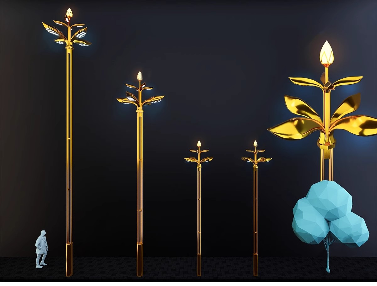 图片[11]-市政道路高杆灯太阳能景观灯广场玉兰灯城市路灯su模型库草图大师-大怪兽分享