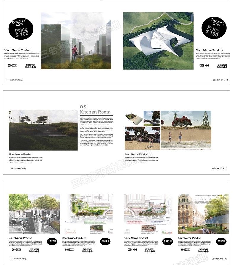 图片[11]-建筑园林景观环艺答辩图册ps画册展板文本作品集模版排版PSD设计-大怪兽分享