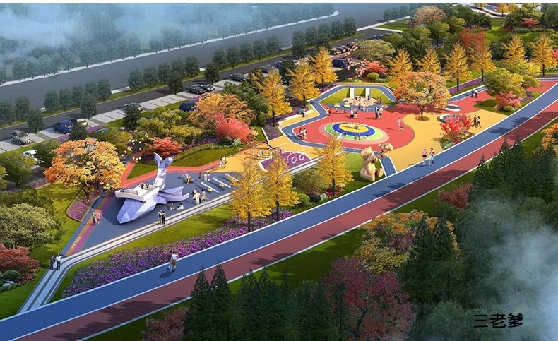 图片[11]-儿童公园乐园ppt文本方案亲子游乐活动场景观设计SU模型CAD施工图-大怪兽分享