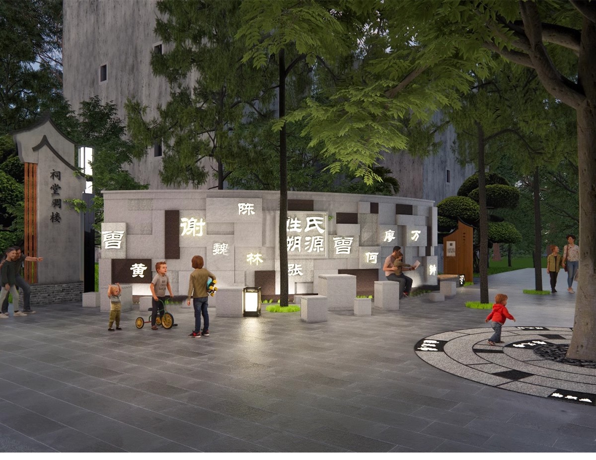 图片[11]-特色文化中式景观墙su模型小品艺术浮雕柱徽派白墙景墙庭院雕塑-大怪兽分享