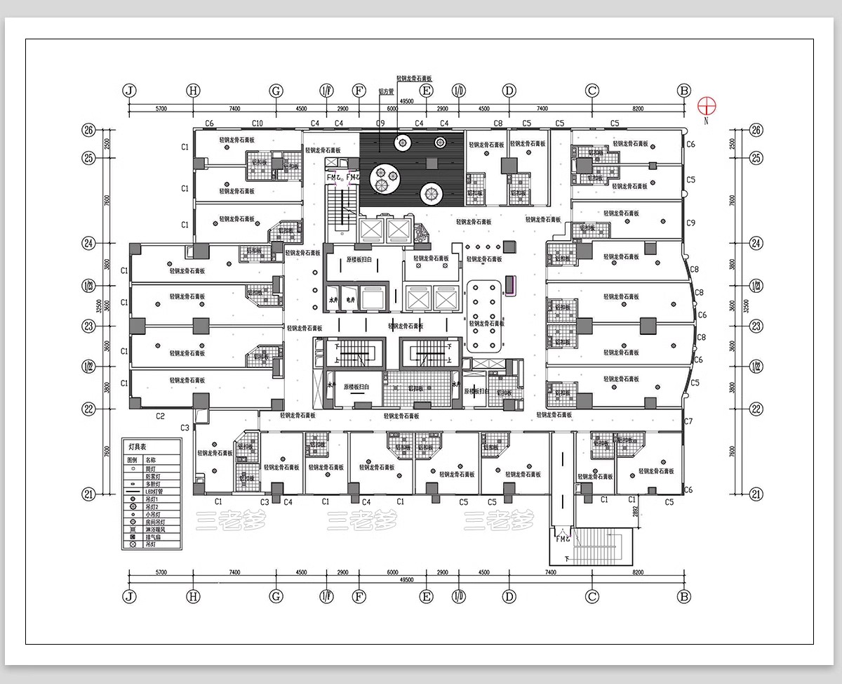 图片[11]-养老院社区养老服务中心建筑设计CAD施工图方案平面布置图PPT方案-大怪兽分享