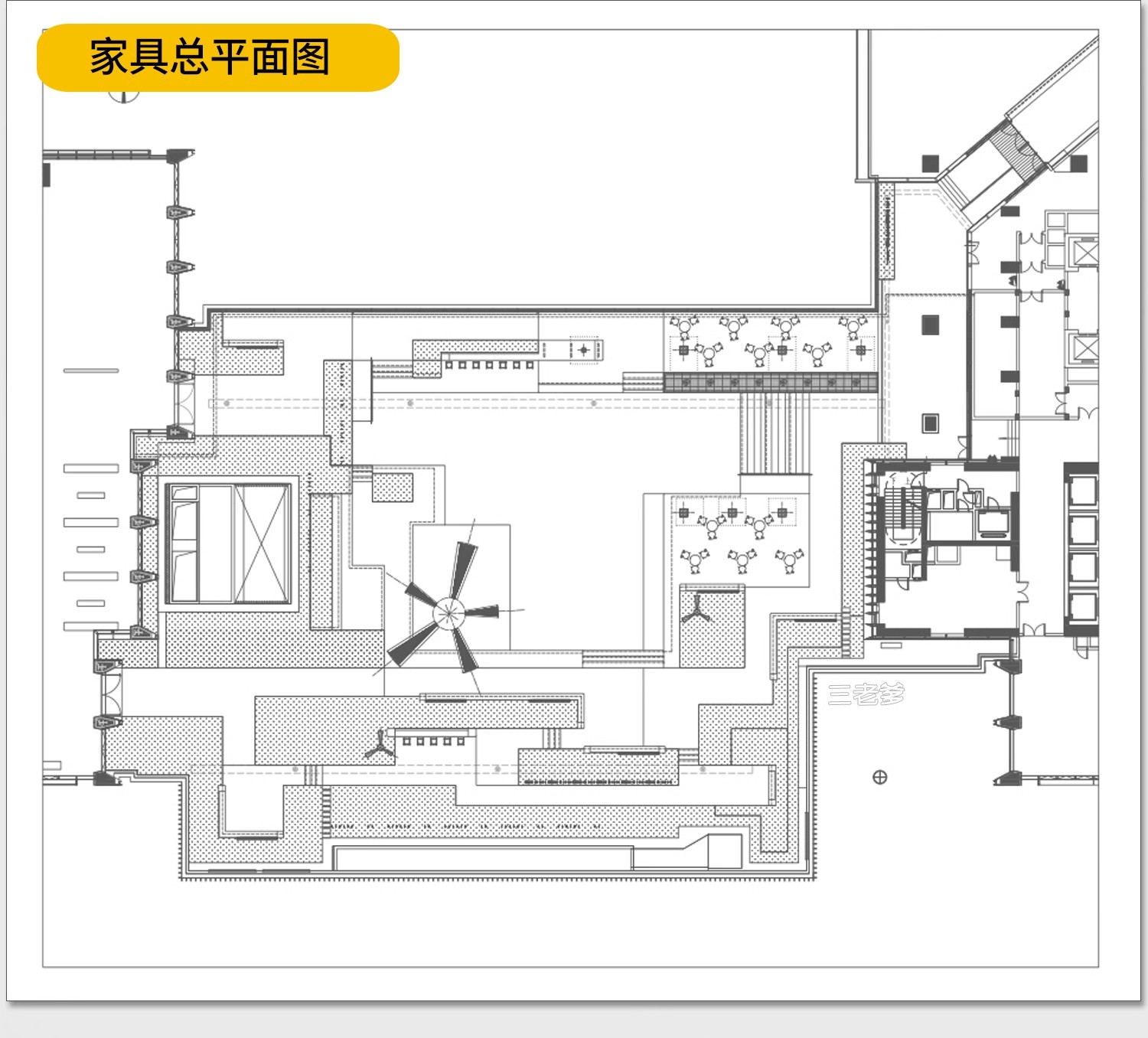 图片[11]-别墅庭院设计规划方案屋顶空中花园景观绿化cad施工图平面图素材-大怪兽分享