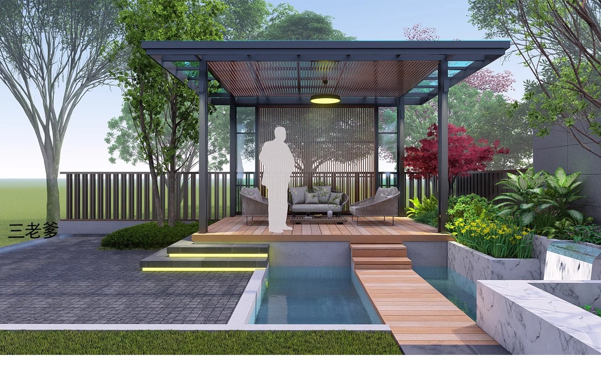 图片[39]-凉亭子廊架SU模型中式欧式古建园林sketchup建筑景观构件设计素材-大怪兽分享