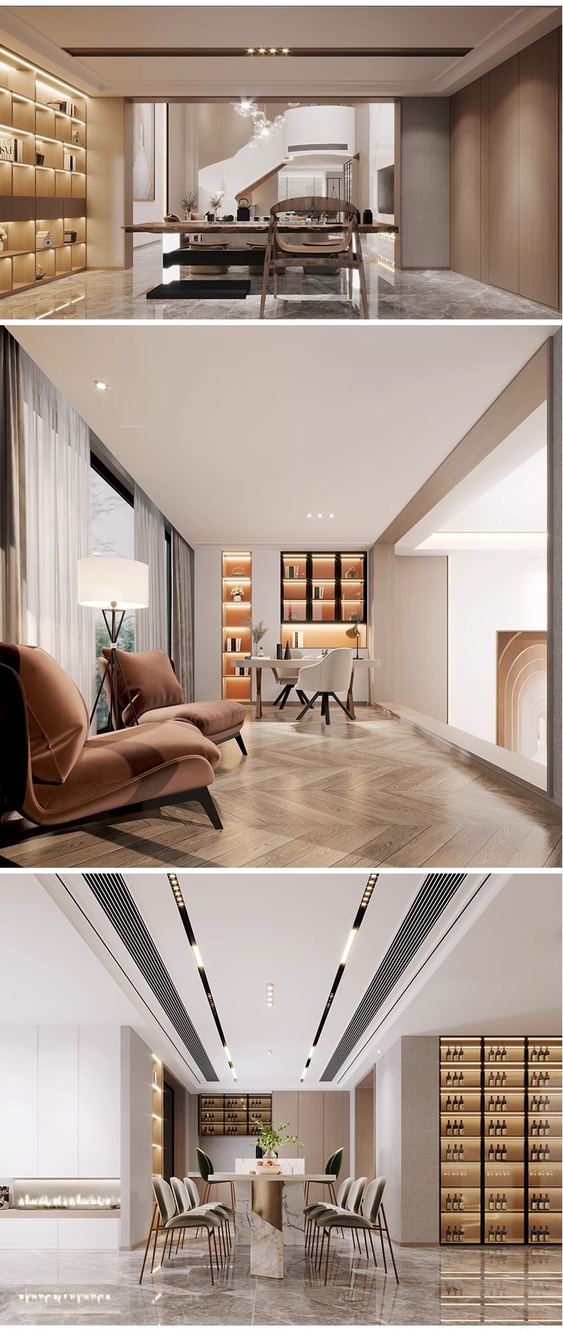 图片[46]-2025年现代简约风格效果参考图家装高清实景案例室内装修设计素材-大怪兽分享