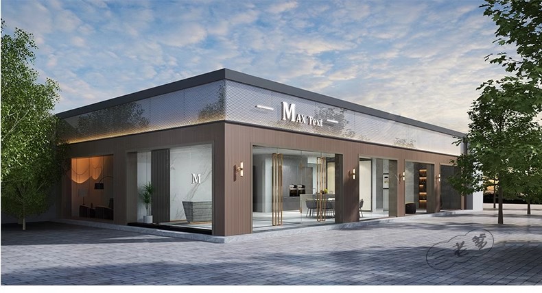 图片[40]-草图大师门头SU模型现代新中式餐厅甜品店面商业街餐饮店铺门面-大怪兽分享