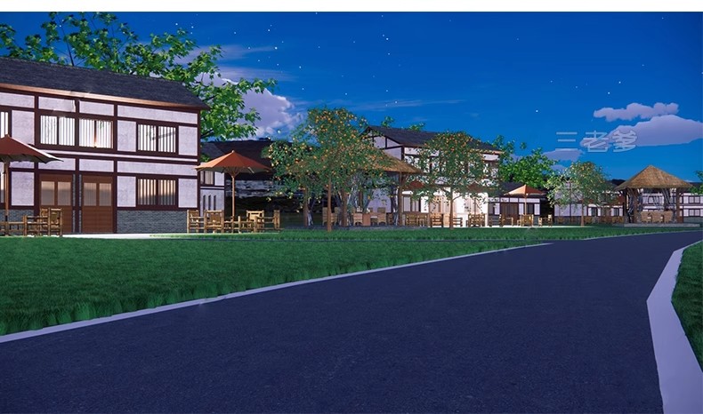 图片[33]-新中式美丽乡村农业生态旅游文化广场民宿公园建筑景观SU模型CAD-大怪兽分享